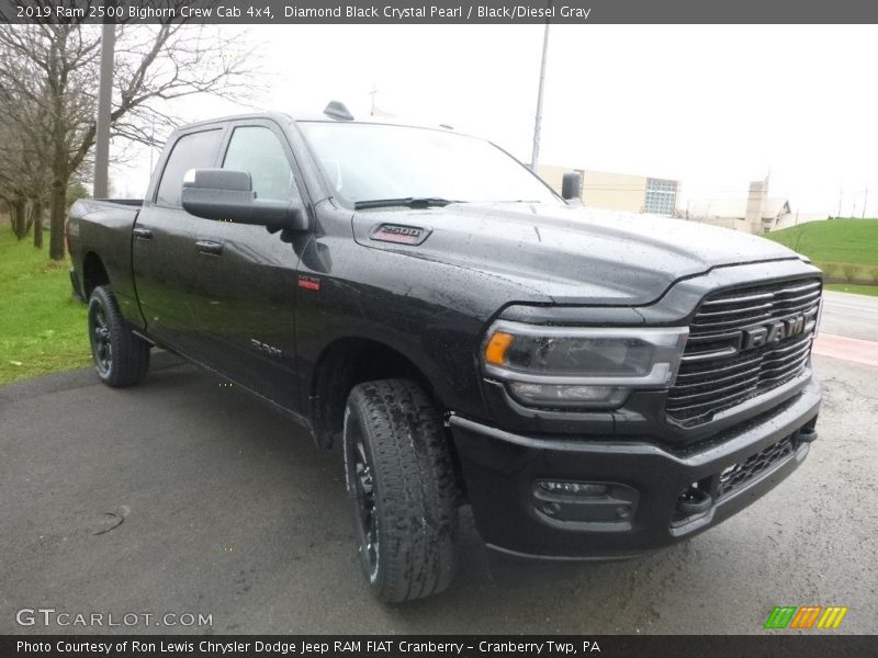 Diamond Black Crystal Pearl / Black/Diesel Gray 2019 Ram 2500 Bighorn Crew Cab 4x4
