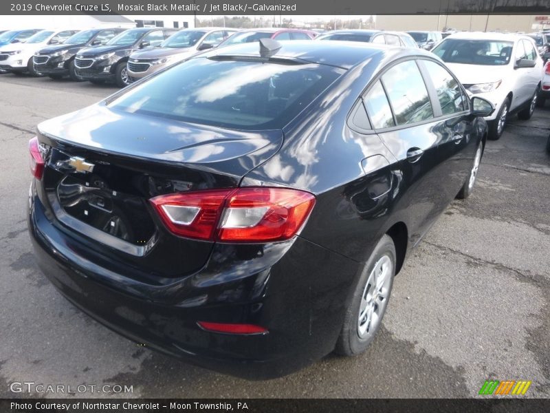 Mosaic Black Metallic / Jet Black/­Galvanized 2019 Chevrolet Cruze LS