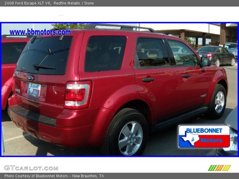 Redfire Metallic / Stone 2008 Ford Escape XLT V6