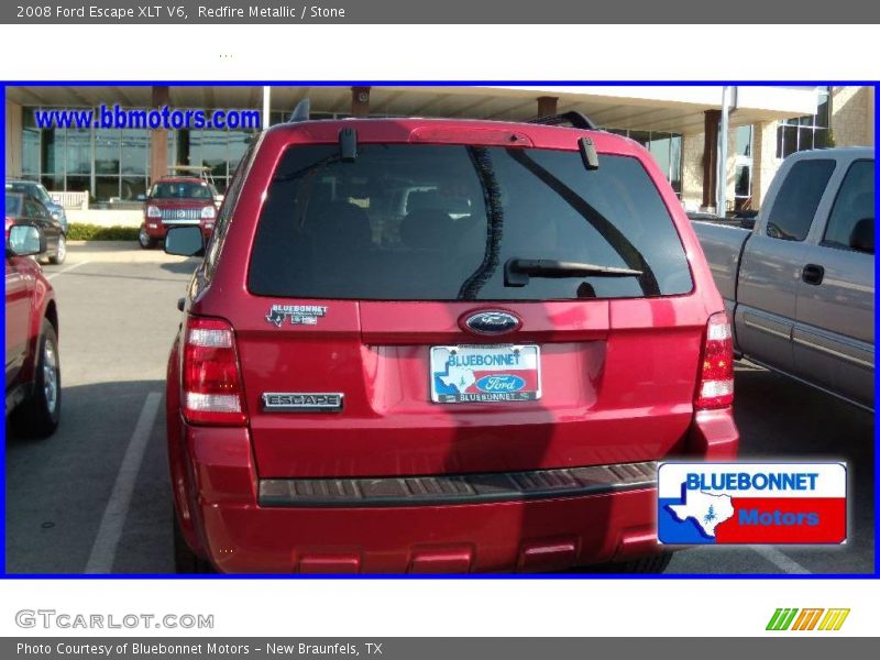 Redfire Metallic / Stone 2008 Ford Escape XLT V6