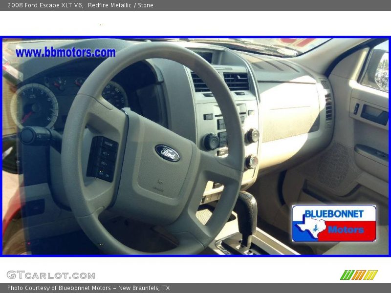 Redfire Metallic / Stone 2008 Ford Escape XLT V6