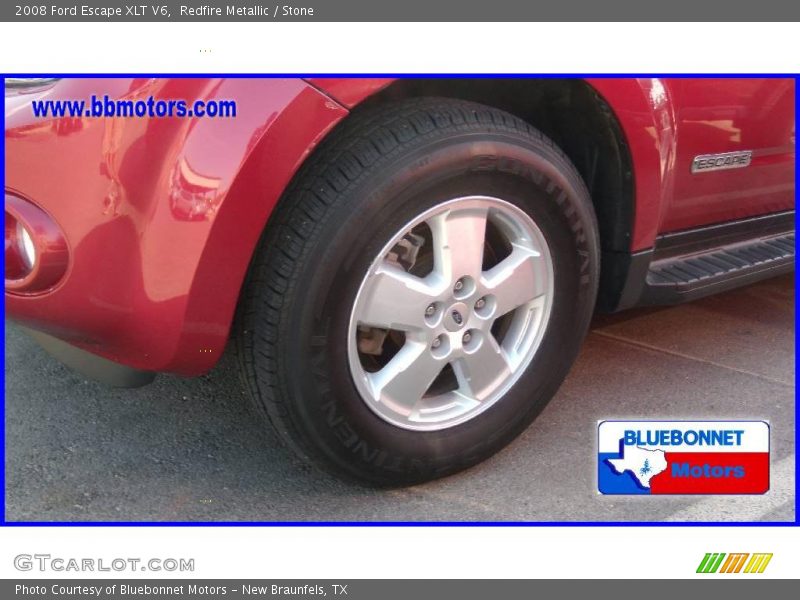 Redfire Metallic / Stone 2008 Ford Escape XLT V6