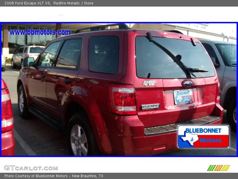 Redfire Metallic / Stone 2008 Ford Escape XLT V6