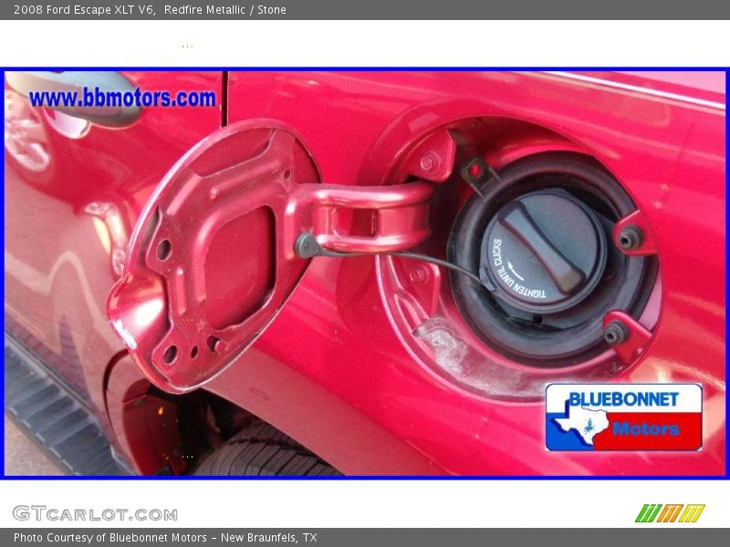 Redfire Metallic / Stone 2008 Ford Escape XLT V6