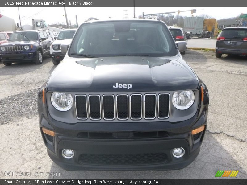 Black / Black 2019 Jeep Renegade Limited 4x4