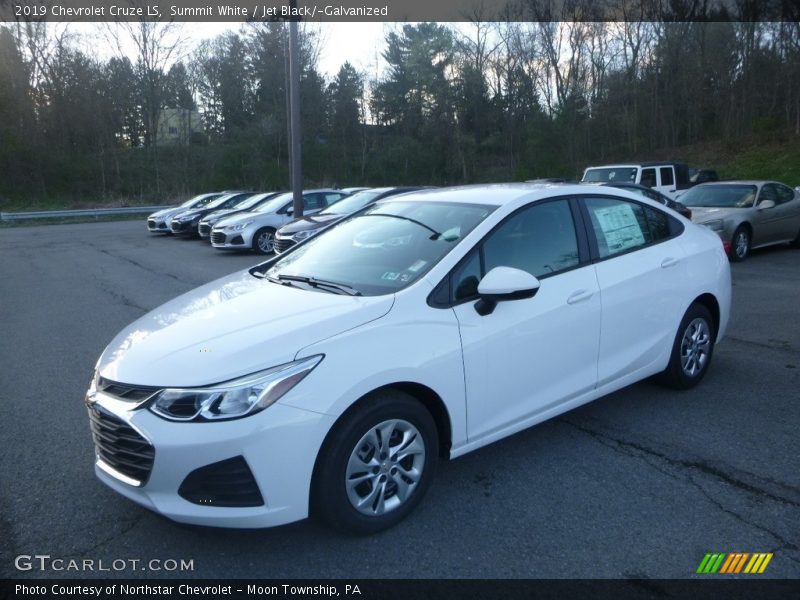 Summit White / Jet Black/­Galvanized 2019 Chevrolet Cruze LS