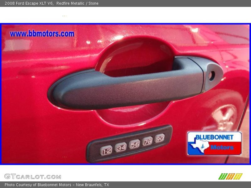 Redfire Metallic / Stone 2008 Ford Escape XLT V6
