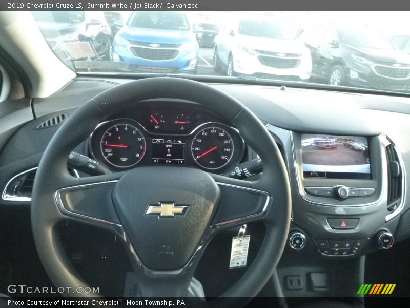 Summit White / Jet Black/­Galvanized 2019 Chevrolet Cruze LS