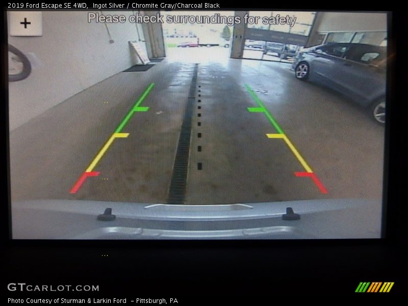 Ingot Silver / Chromite Gray/Charcoal Black 2019 Ford Escape SE 4WD
