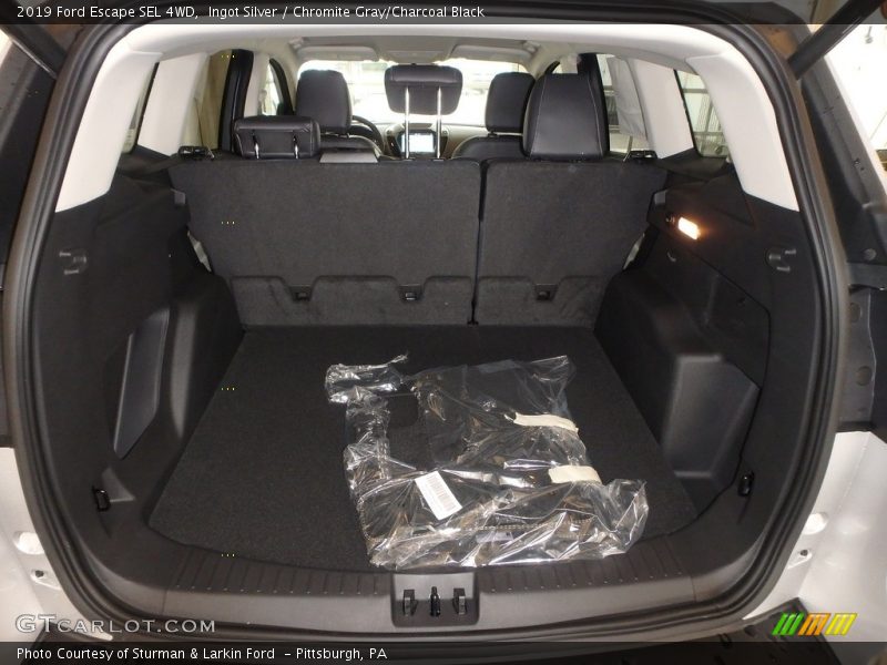 Ingot Silver / Chromite Gray/Charcoal Black 2019 Ford Escape SEL 4WD
