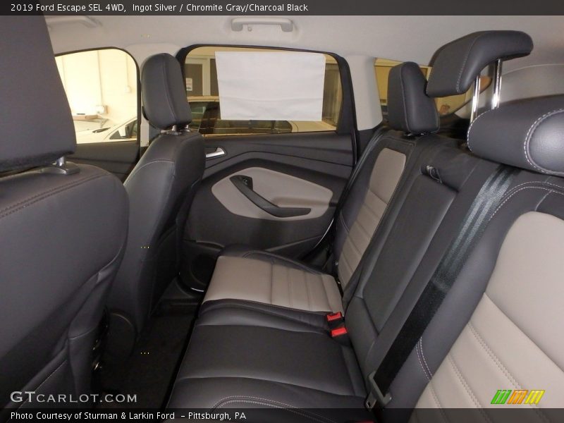 Ingot Silver / Chromite Gray/Charcoal Black 2019 Ford Escape SEL 4WD