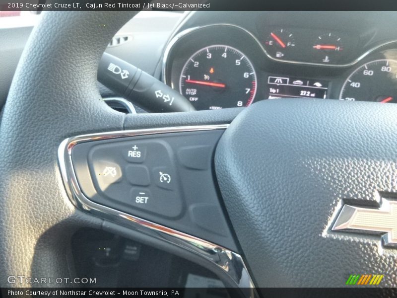 Cajun Red Tintcoat / Jet Black/­Galvanized 2019 Chevrolet Cruze LT