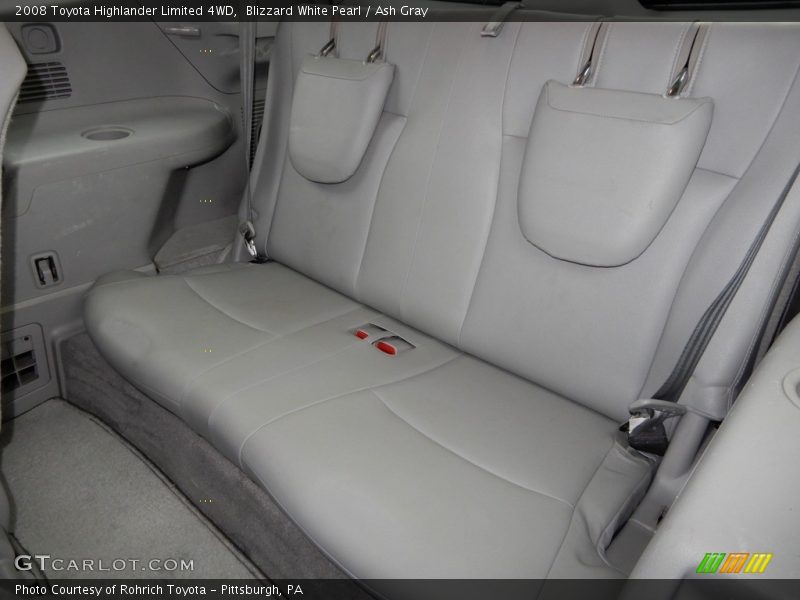 Blizzard White Pearl / Ash Gray 2008 Toyota Highlander Limited 4WD