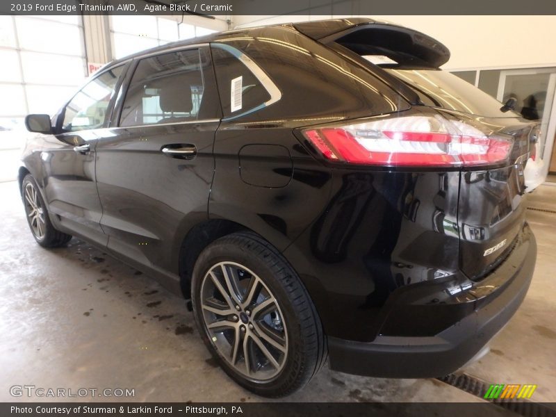 Agate Black / Ceramic 2019 Ford Edge Titanium AWD