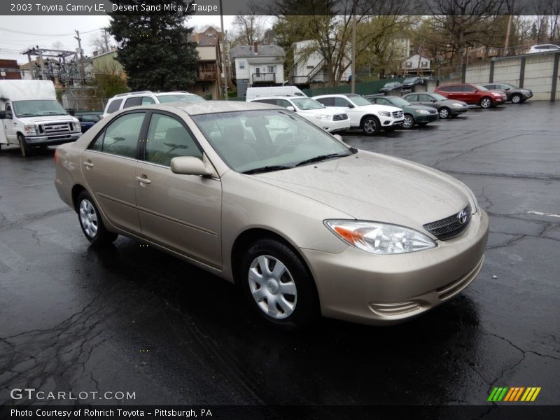 Desert Sand Mica / Taupe 2003 Toyota Camry LE