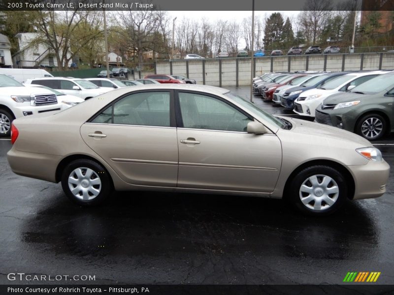 Desert Sand Mica / Taupe 2003 Toyota Camry LE