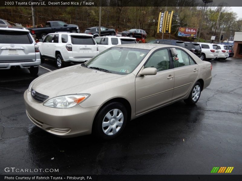 Desert Sand Mica / Taupe 2003 Toyota Camry LE