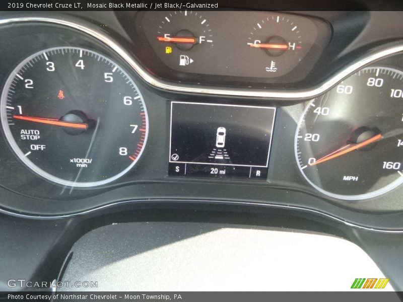 Mosaic Black Metallic / Jet Black/­Galvanized 2019 Chevrolet Cruze LT