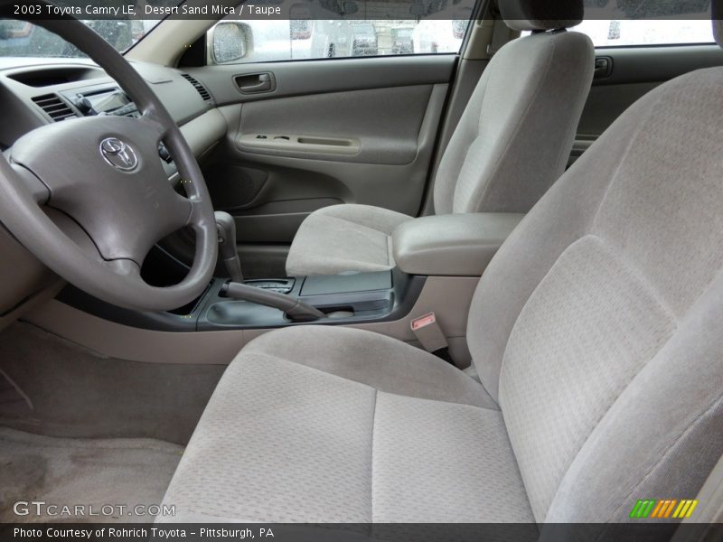 Desert Sand Mica / Taupe 2003 Toyota Camry LE