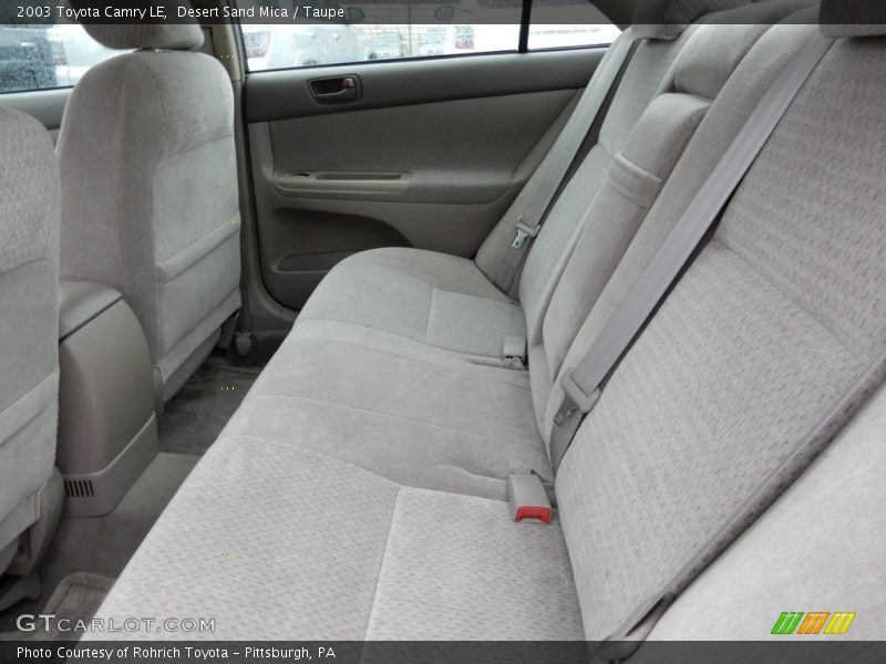 Desert Sand Mica / Taupe 2003 Toyota Camry LE