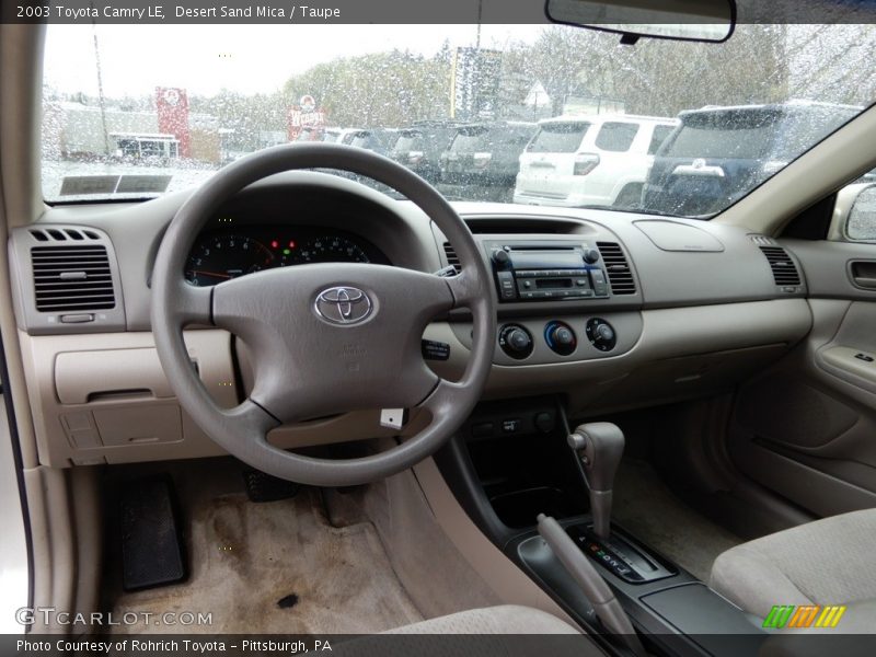 Desert Sand Mica / Taupe 2003 Toyota Camry LE