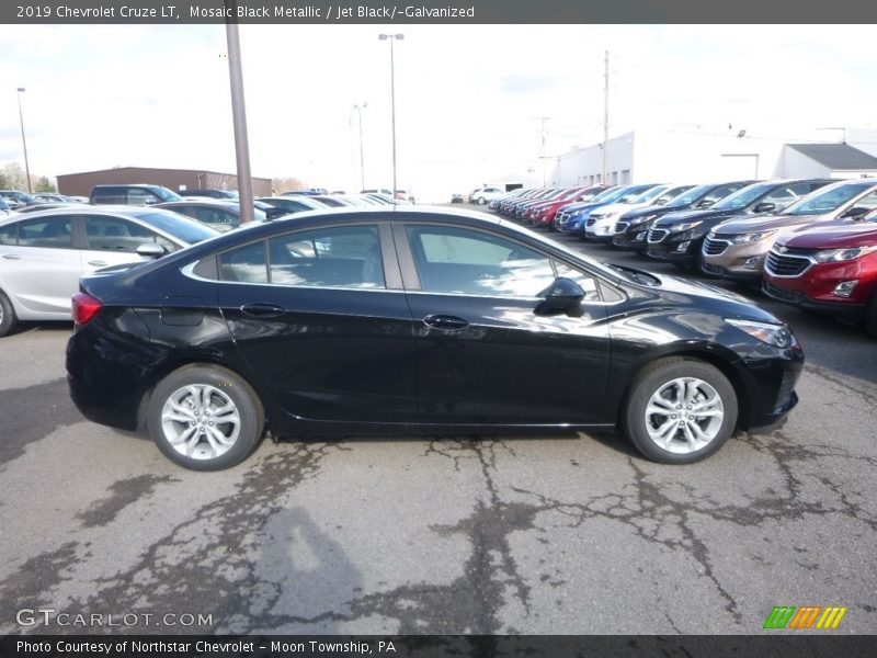 Mosaic Black Metallic / Jet Black/­Galvanized 2019 Chevrolet Cruze LT