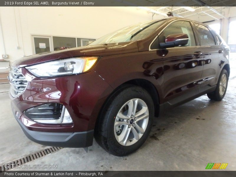 Burgundy Velvet / Ebony 2019 Ford Edge SEL AWD