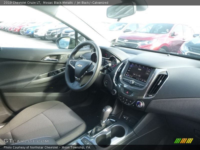 Mosaic Black Metallic / Jet Black/­Galvanized 2019 Chevrolet Cruze LT