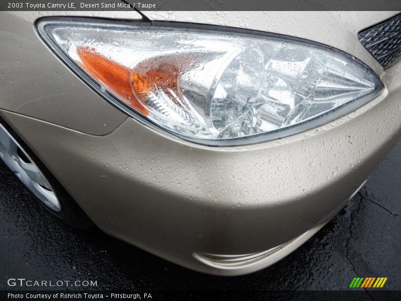 Desert Sand Mica / Taupe 2003 Toyota Camry LE