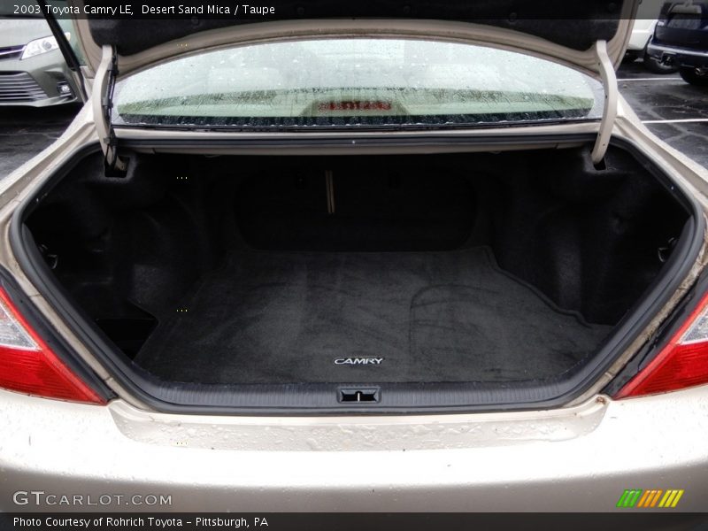 Desert Sand Mica / Taupe 2003 Toyota Camry LE