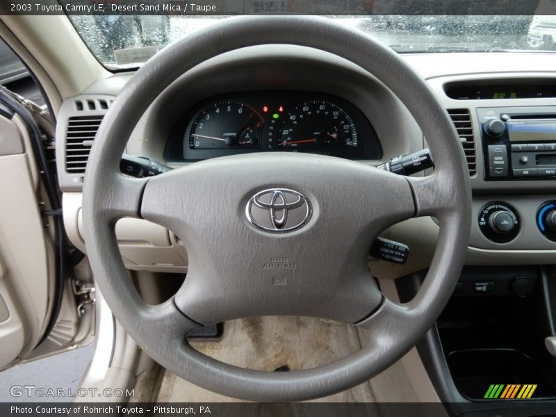 Desert Sand Mica / Taupe 2003 Toyota Camry LE