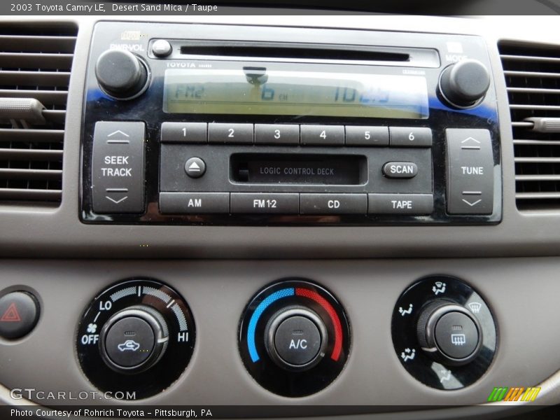 Desert Sand Mica / Taupe 2003 Toyota Camry LE