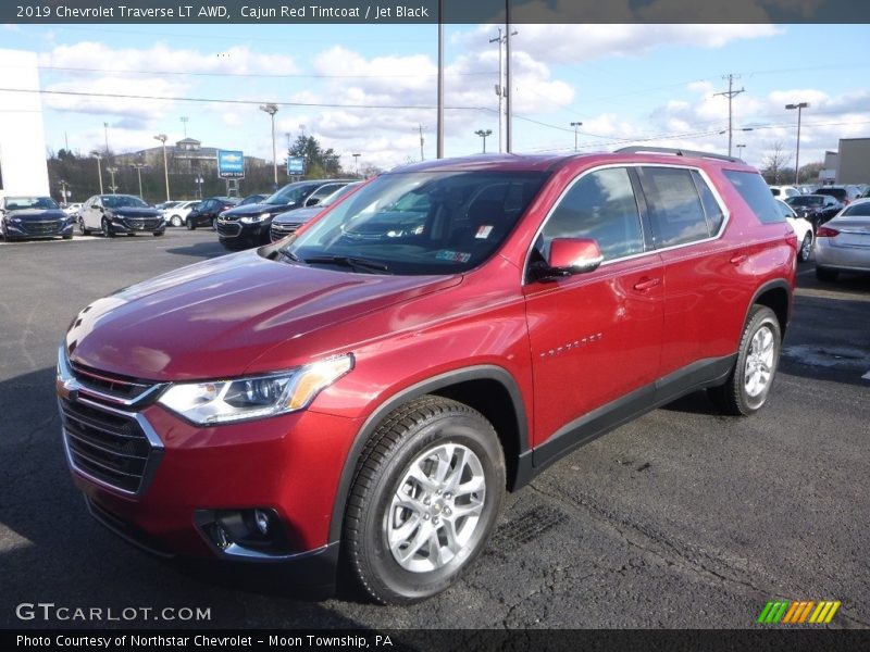 Cajun Red Tintcoat / Jet Black 2019 Chevrolet Traverse LT AWD