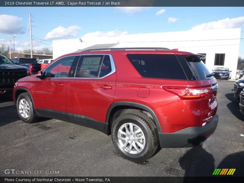 Cajun Red Tintcoat / Jet Black 2019 Chevrolet Traverse LT AWD