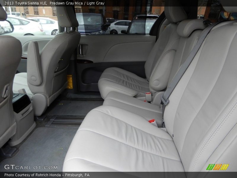 Predawn Gray Mica / Light Gray 2013 Toyota Sienna XLE