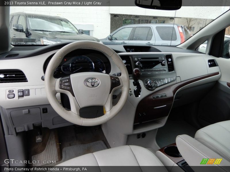 Predawn Gray Mica / Light Gray 2013 Toyota Sienna XLE
