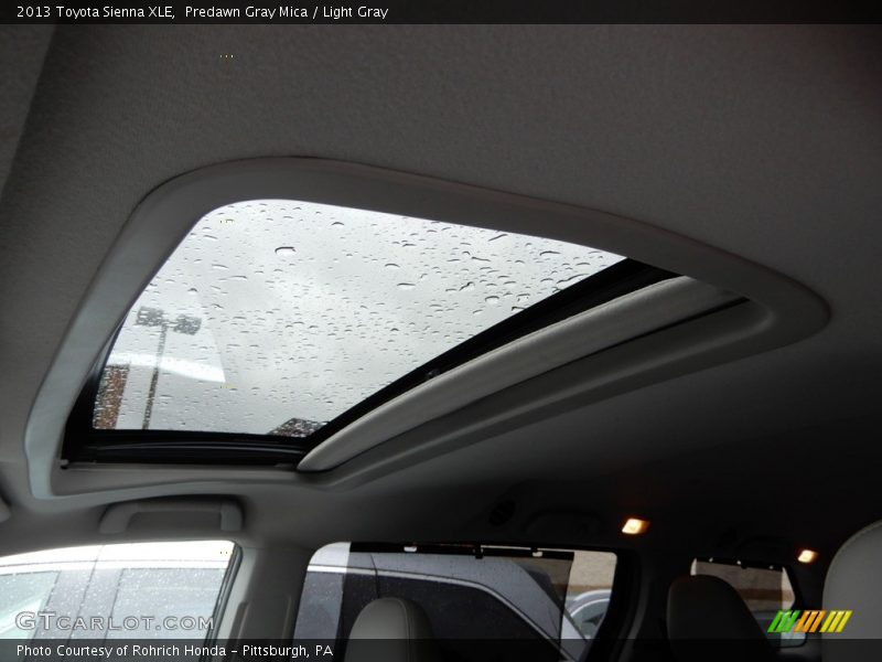 Predawn Gray Mica / Light Gray 2013 Toyota Sienna XLE