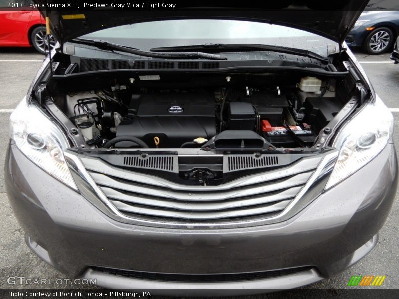 Predawn Gray Mica / Light Gray 2013 Toyota Sienna XLE