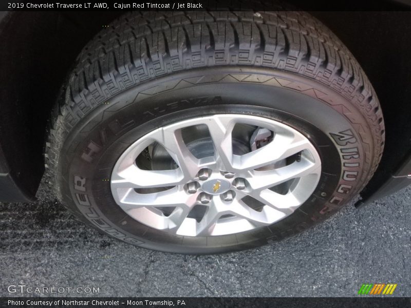 Cajun Red Tintcoat / Jet Black 2019 Chevrolet Traverse LT AWD