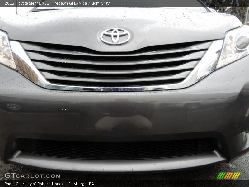 Predawn Gray Mica / Light Gray 2013 Toyota Sienna XLE