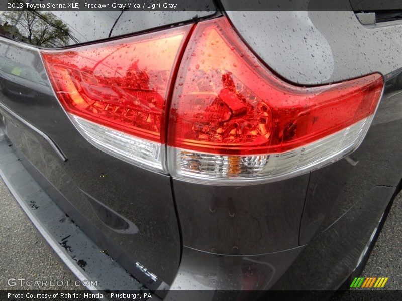 Predawn Gray Mica / Light Gray 2013 Toyota Sienna XLE