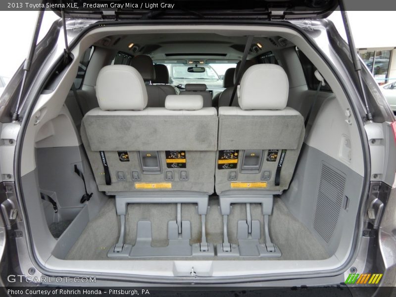 Predawn Gray Mica / Light Gray 2013 Toyota Sienna XLE