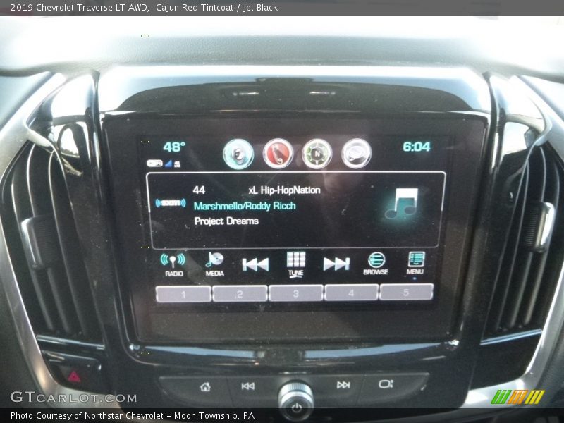 Cajun Red Tintcoat / Jet Black 2019 Chevrolet Traverse LT AWD