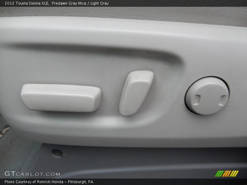 Predawn Gray Mica / Light Gray 2013 Toyota Sienna XLE