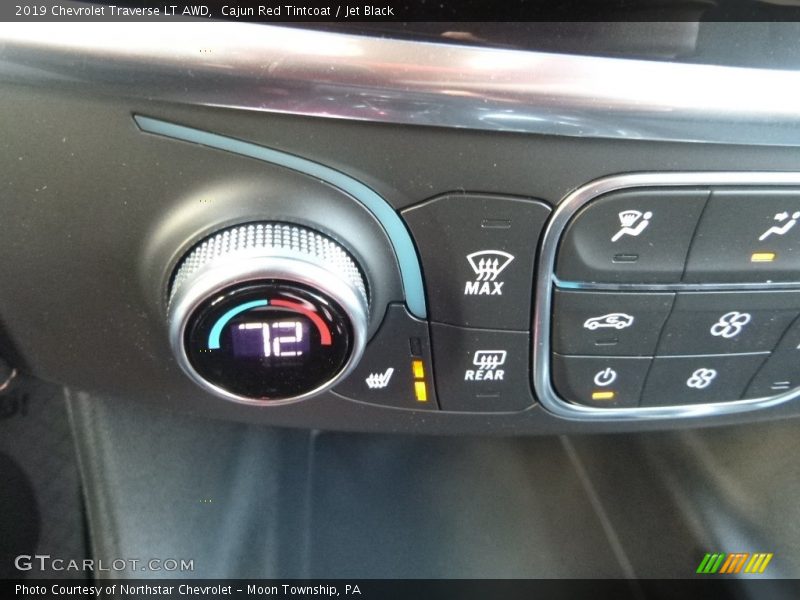 Cajun Red Tintcoat / Jet Black 2019 Chevrolet Traverse LT AWD