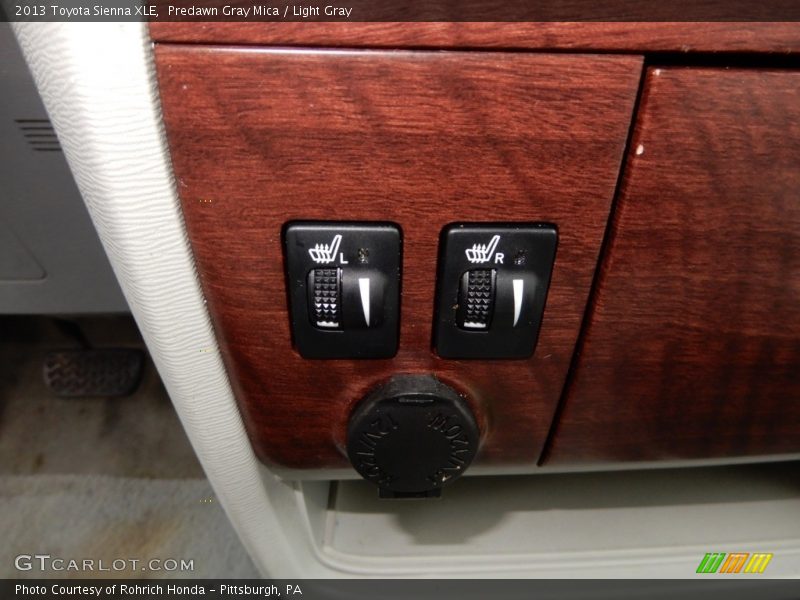 Predawn Gray Mica / Light Gray 2013 Toyota Sienna XLE