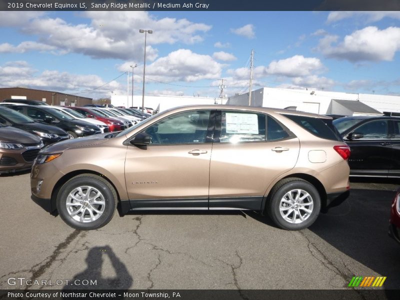 Sandy Ridge Metallic / Medium Ash Gray 2019 Chevrolet Equinox LS