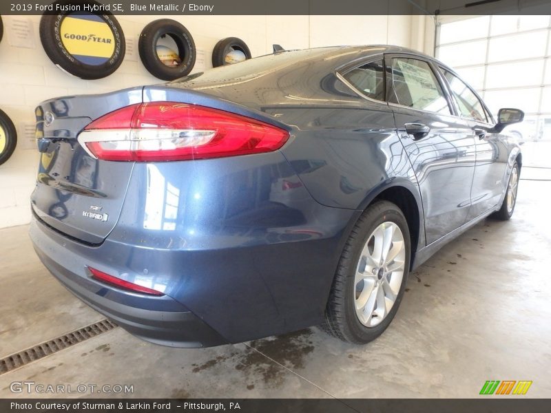 Blue Metallic / Ebony 2019 Ford Fusion Hybrid SE