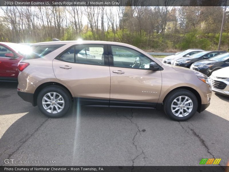 Sandy Ridge Metallic / Medium Ash Gray 2019 Chevrolet Equinox LS