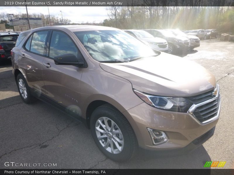 Sandy Ridge Metallic / Medium Ash Gray 2019 Chevrolet Equinox LS